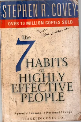 7 HABITS OF HIGHLY EFFECTIVE PEOPLE BY STEPHEN R.COVER