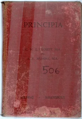 PRINCIPIA BY A.R.MUNDAY