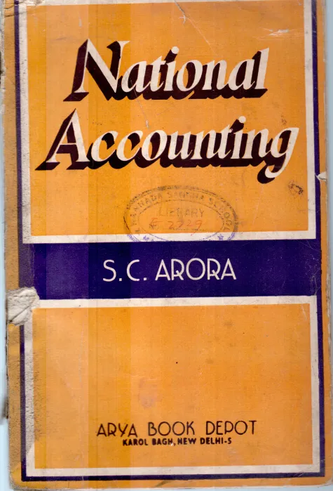 NATIONAL ACCOUNTING BY S.C.ARORA