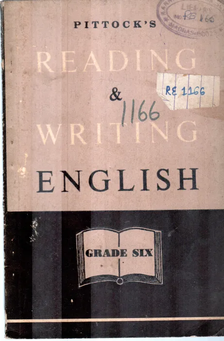 READING &amp; WRITING ENGLISH