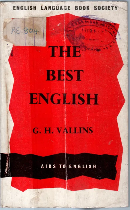 THE BEST ENGLISH BY G.H.VALLINS