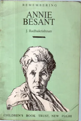 ANNIE BESANT BY J.RADHAKRISHANAN