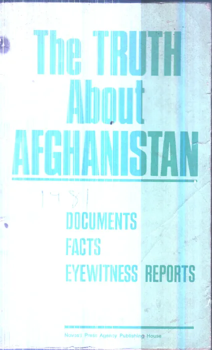 The Truth About Afghanistan By Group Of Editors