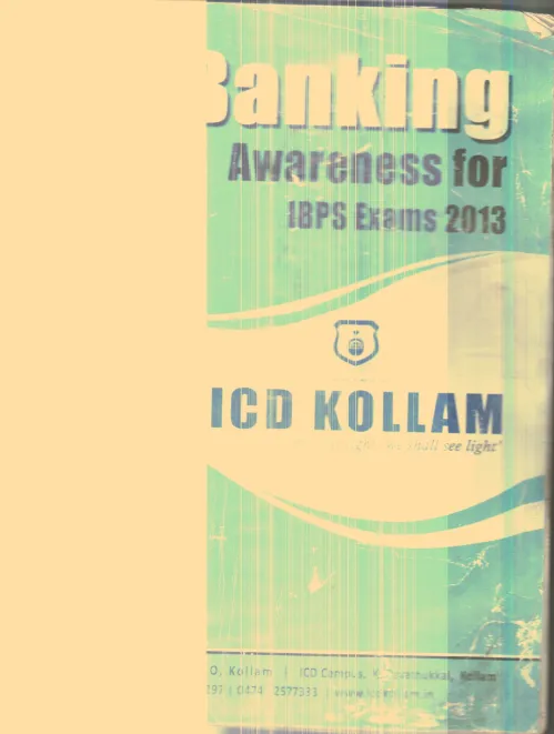 Banking Awareness By Group Of Editors