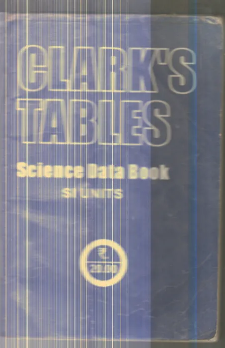Clark's Tables By Group Of Editors