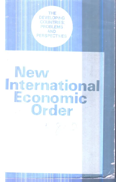 New International Economic Order By Group Of Editors